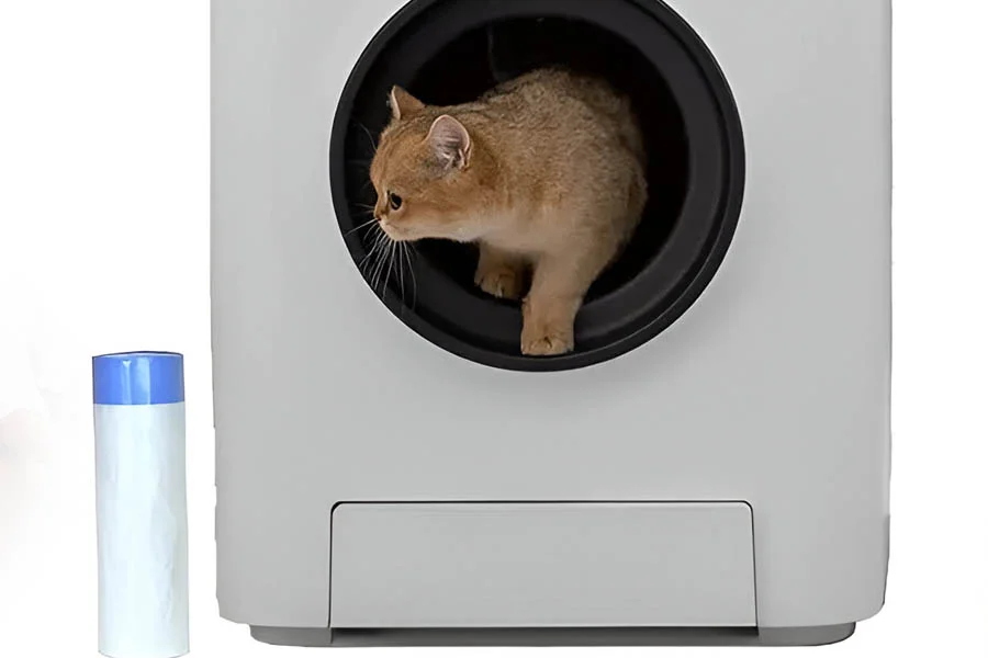 automatic self cleaning kitty litter box