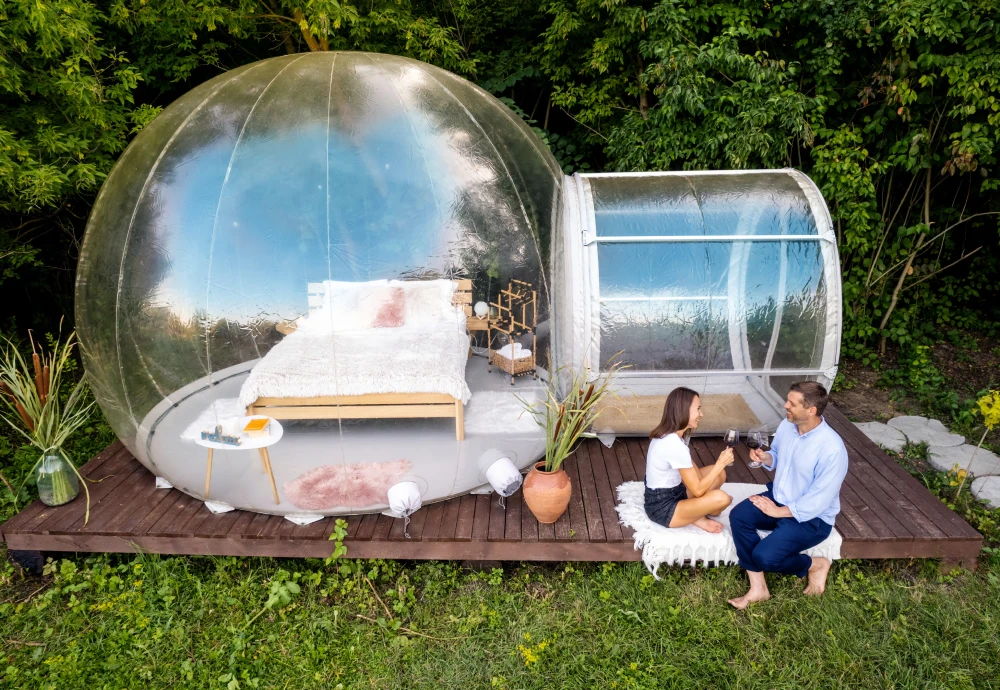 outdoor see through bubble tent